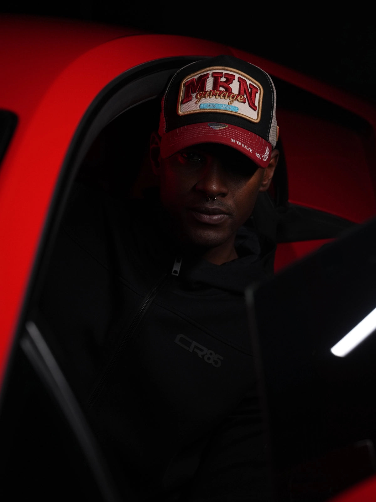Trucker Hat - Professional Collection - MKN Garage - Siyah