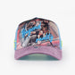 Trucker Hat - Art Collection - Frida - Pembe/Mavi