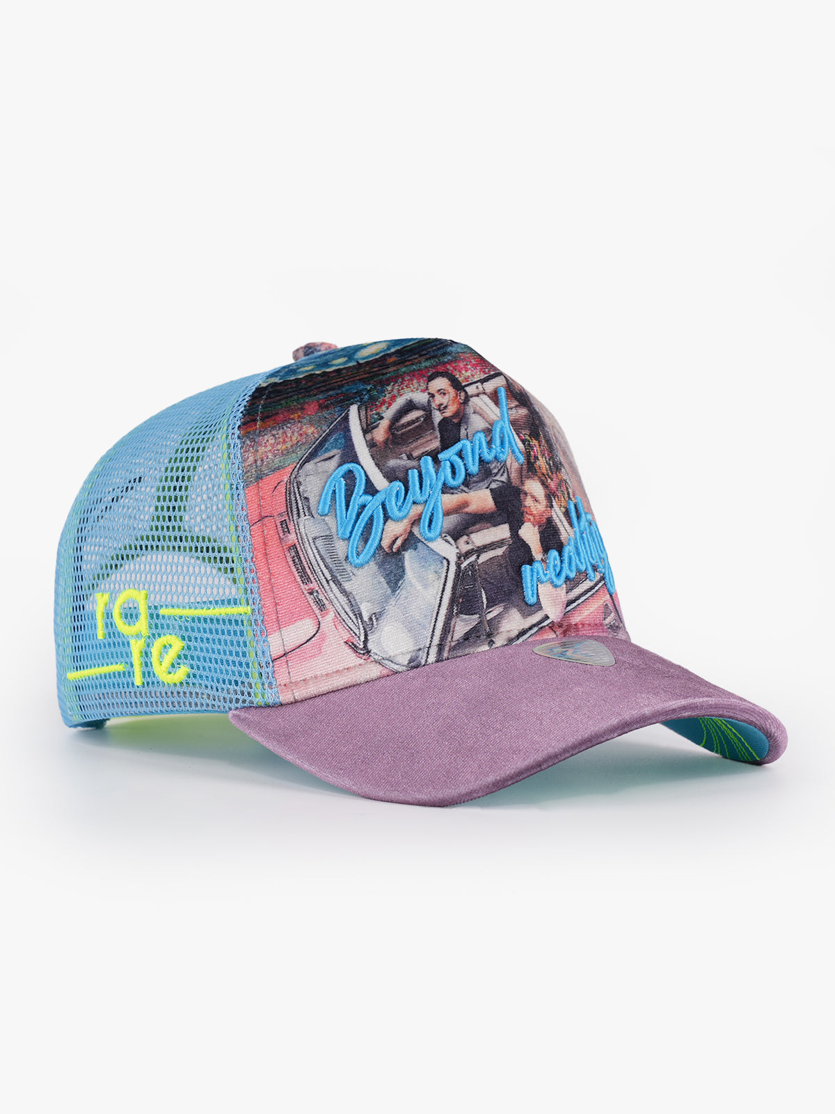 Trucker Hat - Art Collection - Frida - Pembe/Mavi
