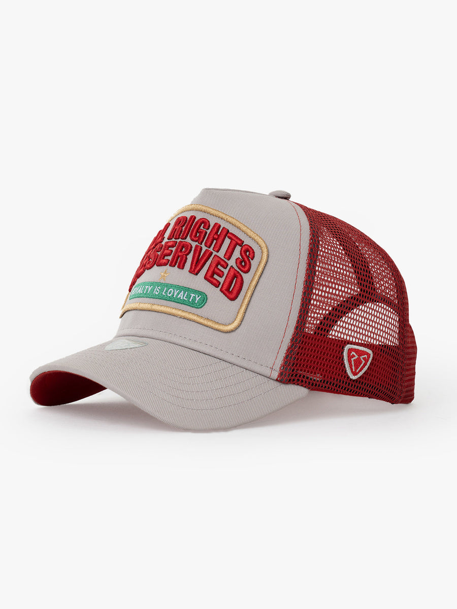 Trucker Hat - Curved Visor - Urban Collection - All Rights Reserved - Gri