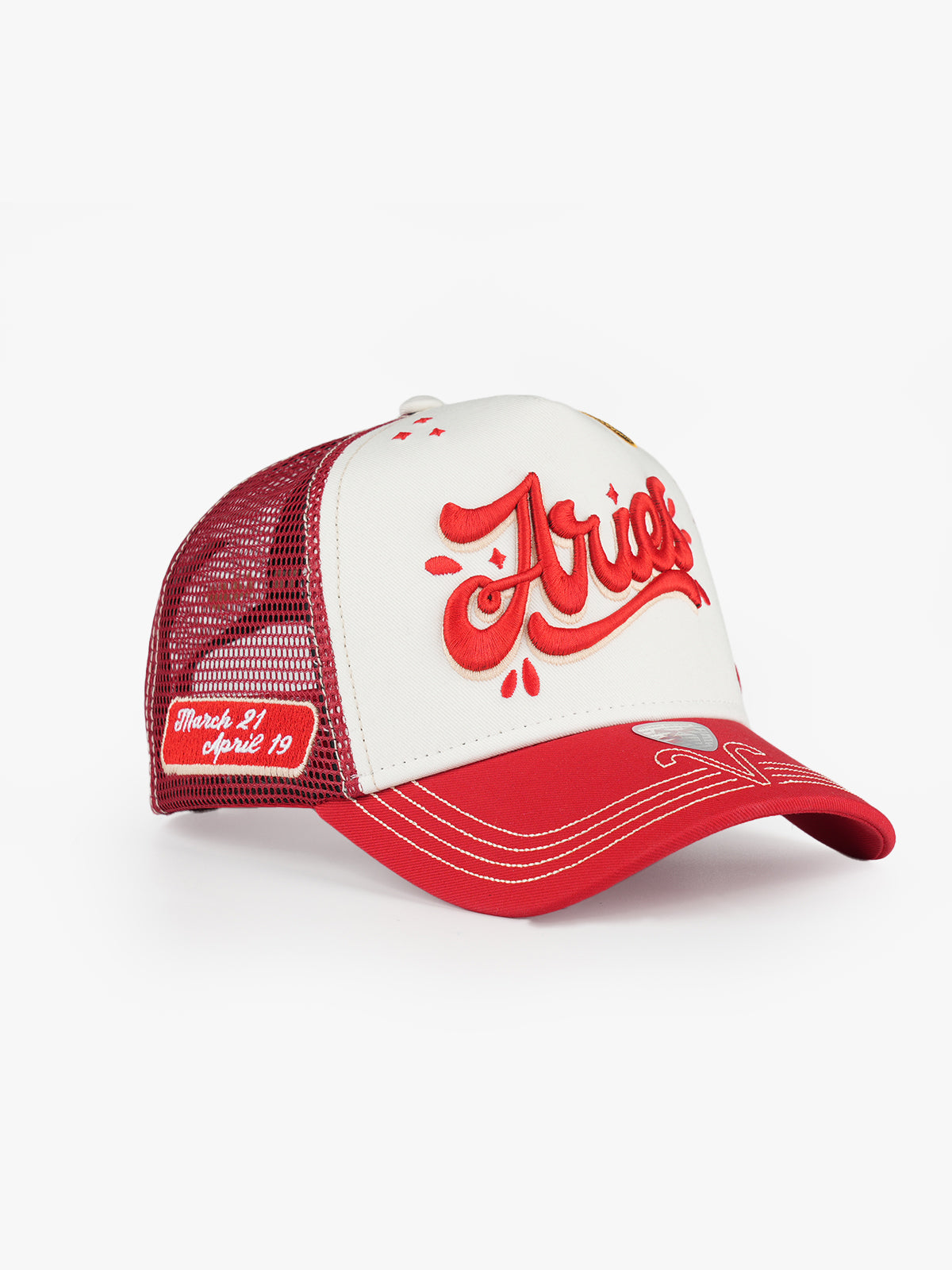 Trucker Hat - Zodiac Collection - Aries - Kırmızı