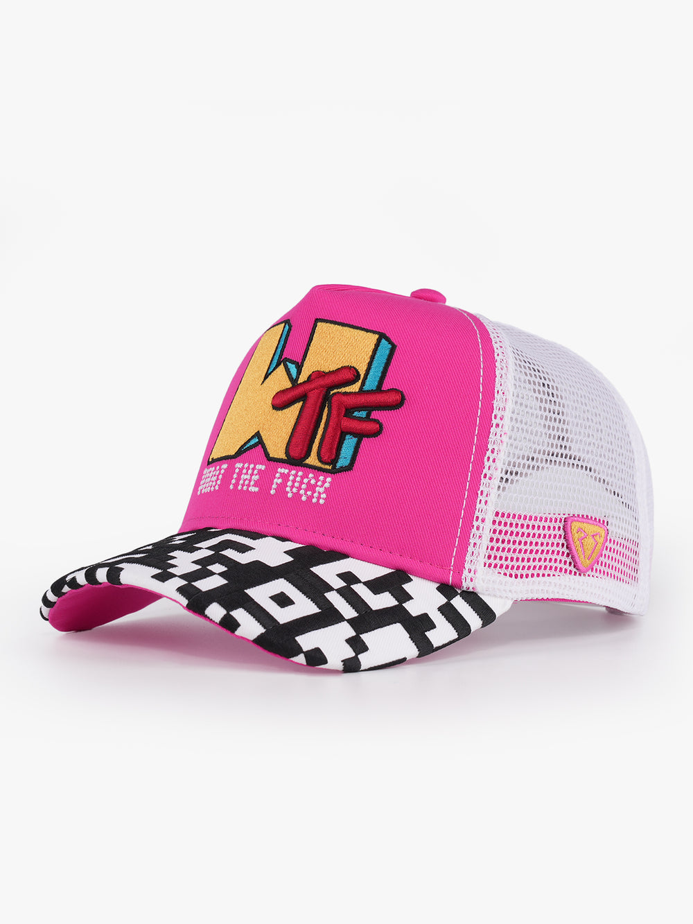 Trucker Hat - Urban Collection - What - Pembe/Beyaz