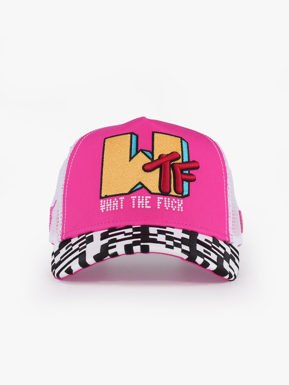 Trucker Hat - Urban Collection - What - Pembe/Beyaz