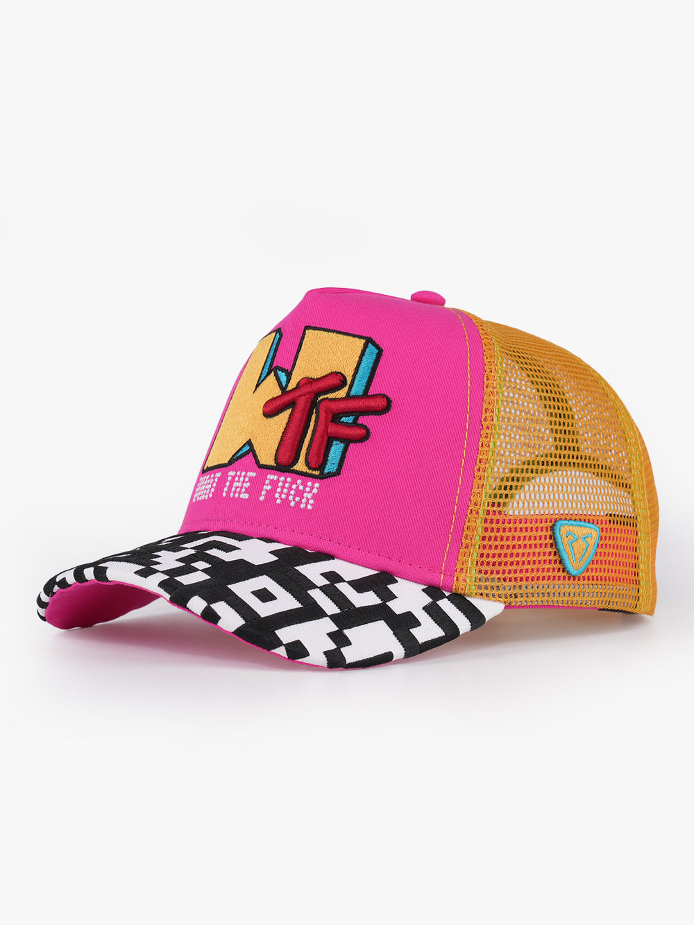 Trucker Hat - Urban Collection - What - Pembe/Sarı