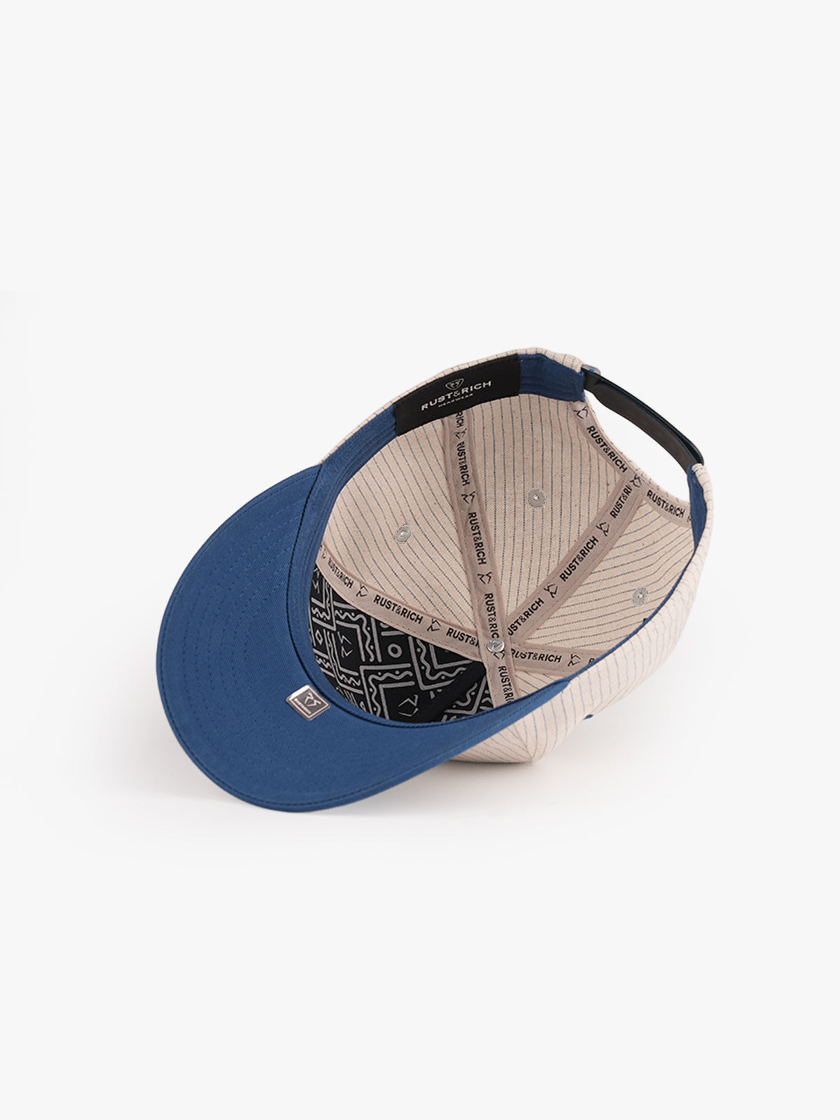 Trucker Hat - Curved Visor - Urban Collection - Contrast - Bej/Mavi