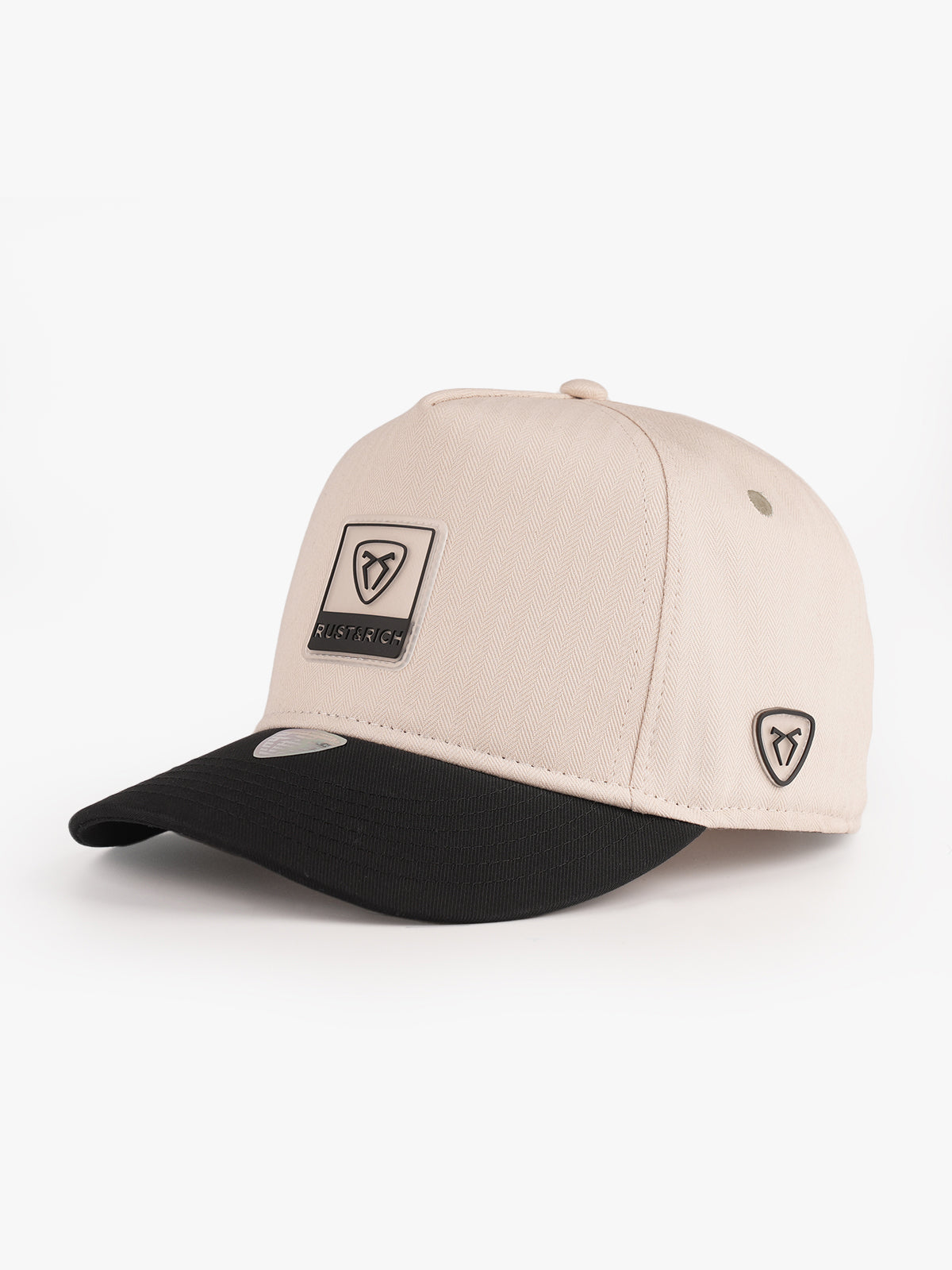 Trucker Hat - Curved Visor - Urban Collection - Contrast - Bej/Siyah