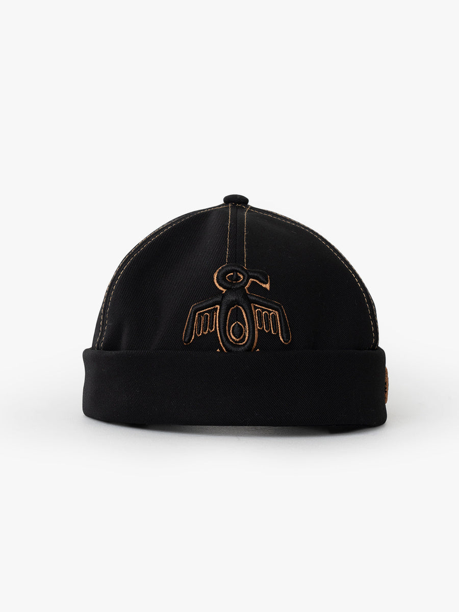 Docker Hat - Symbols Collection - Red Indian - Siyah/Altın