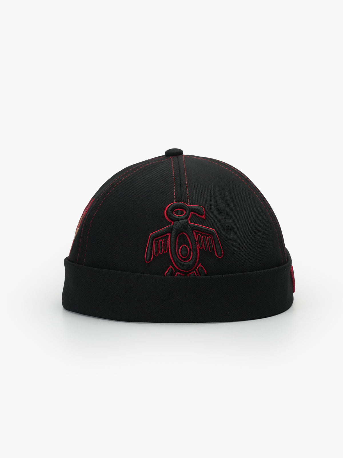 Docker Hat - The Indians Collection - Red Indian - Siyah/Kırmızı
