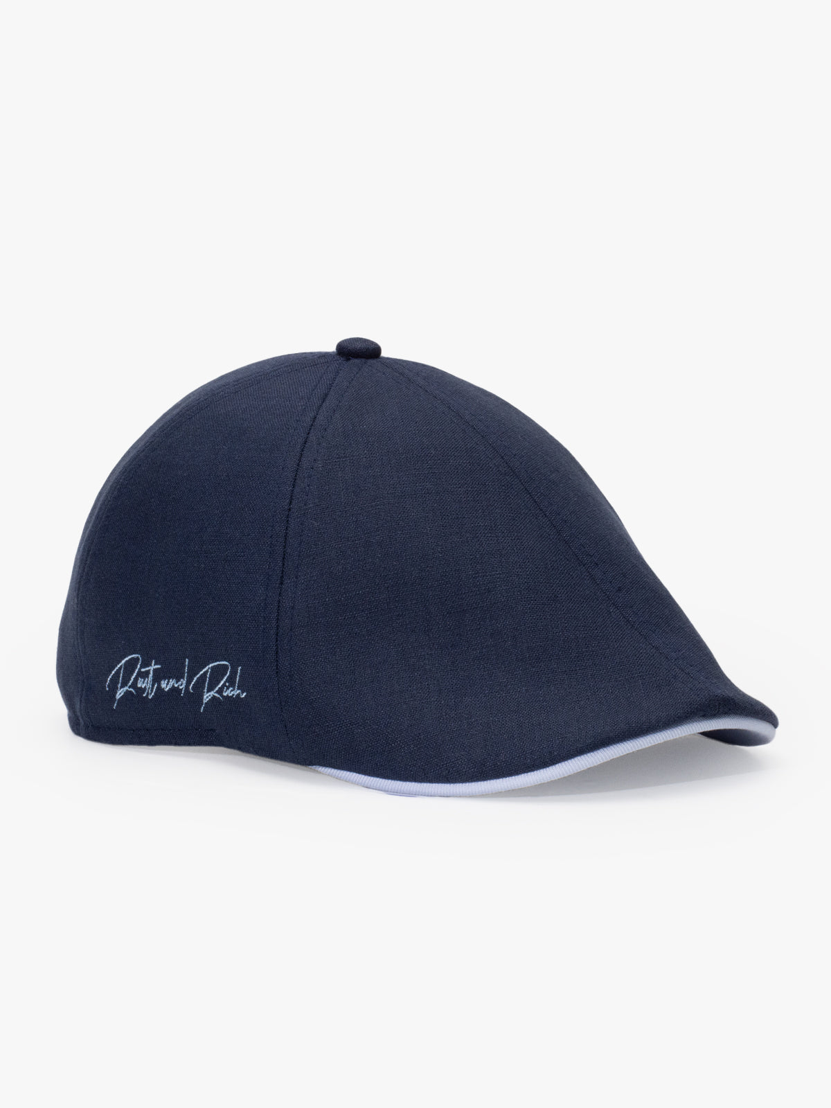 Casket Hat - Timeless Collection - Linen - İndigo