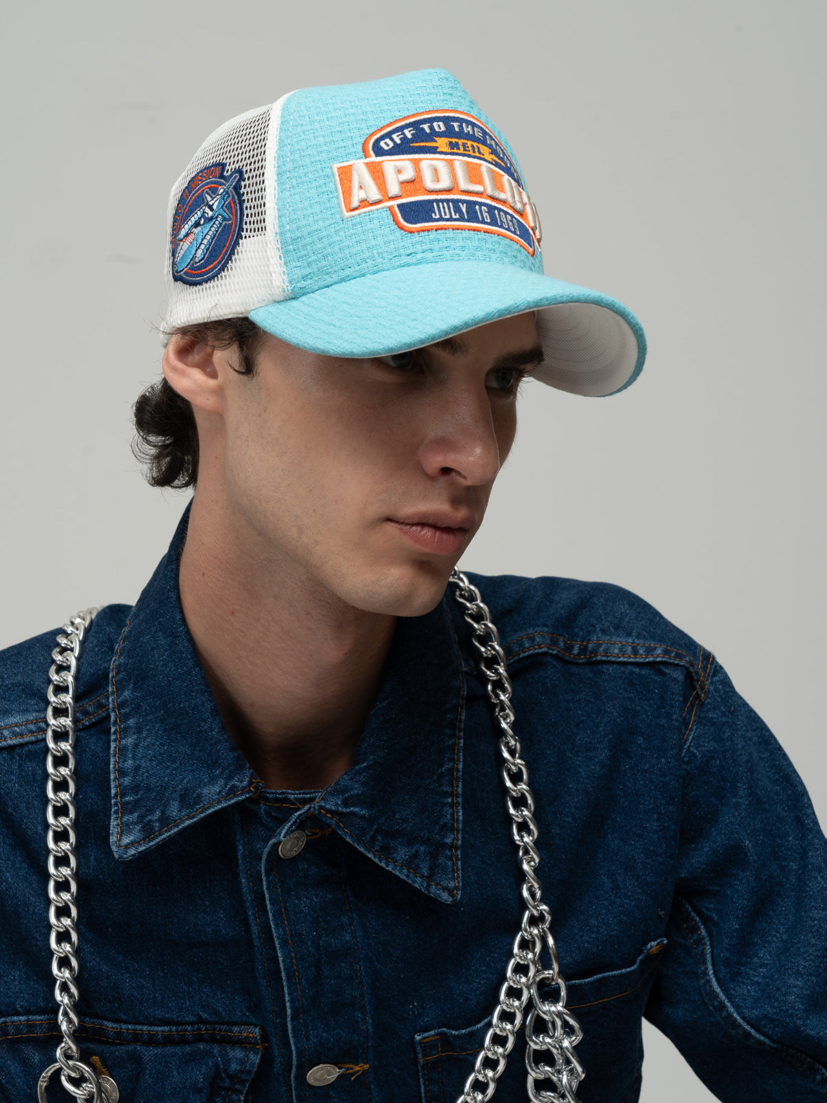 Trucker Hat - Space Collection - Apollo - Mavi