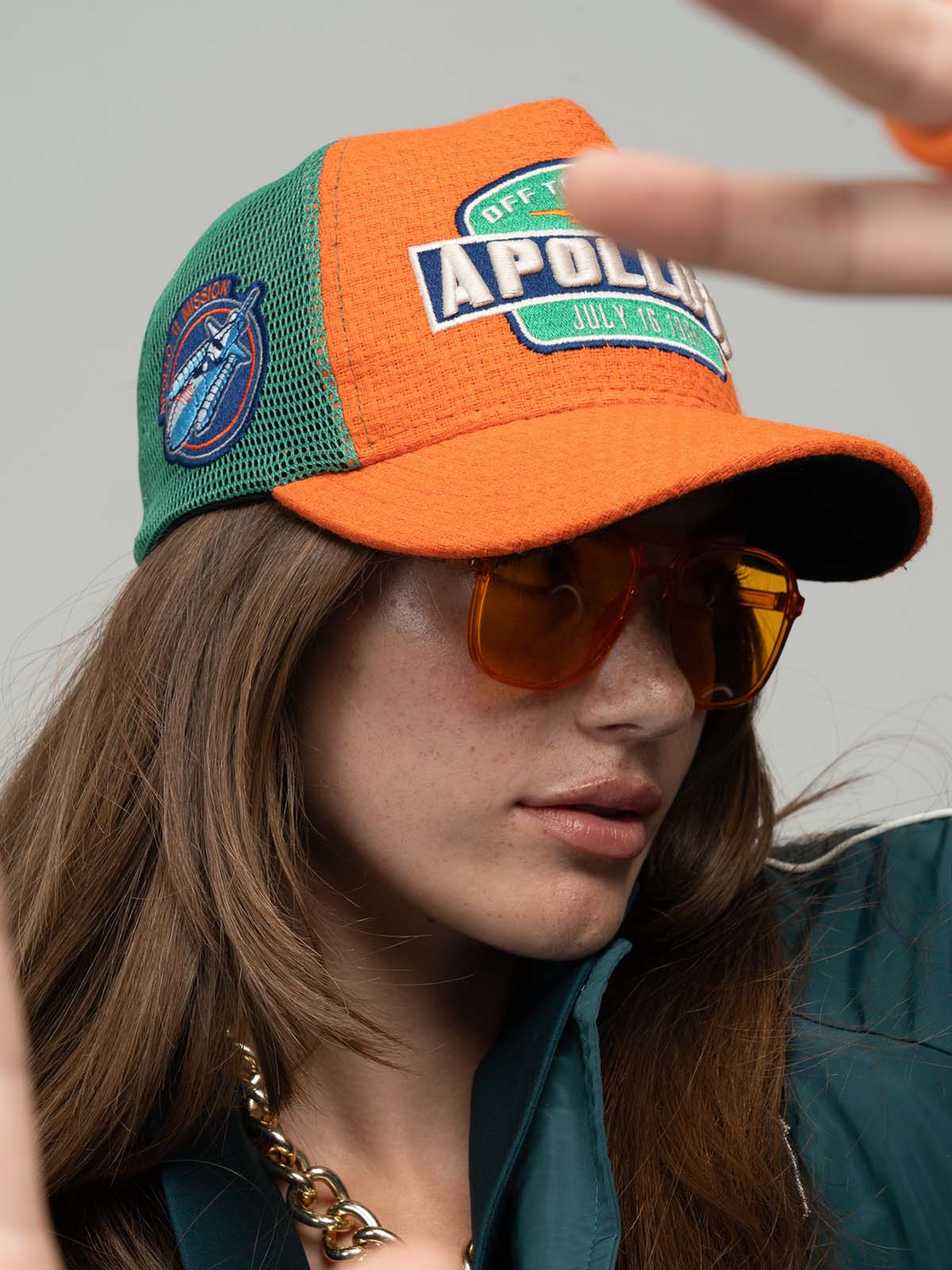 Trucker Hat - Space Collection - Apollo - Turuncu