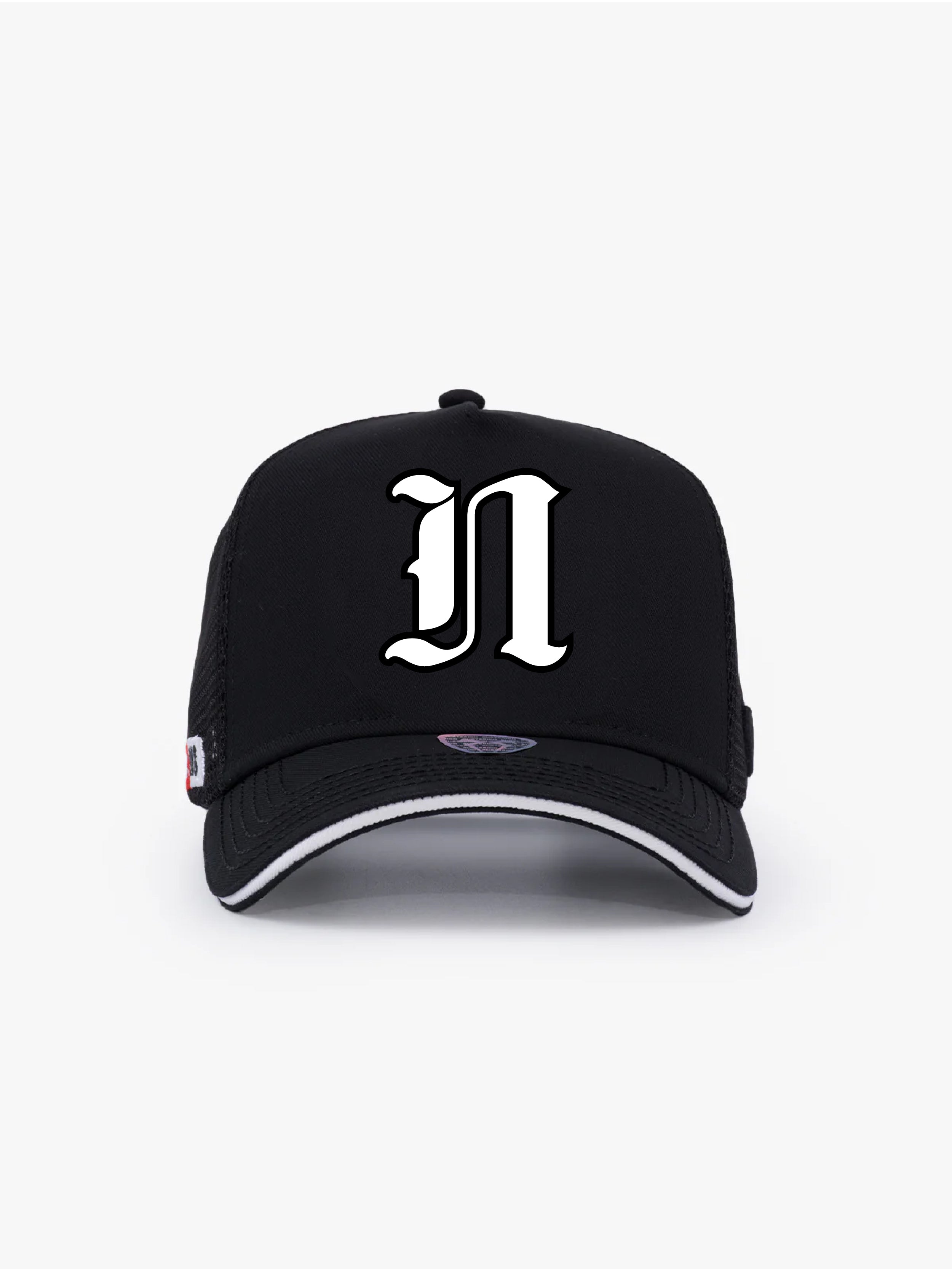 Trucker Hat - Name Collection - Custom Made - Siyah