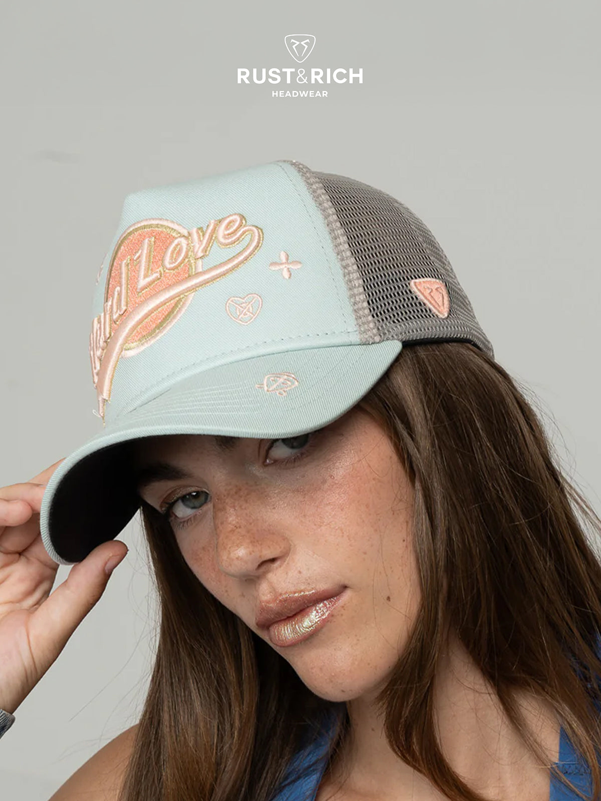 Trucker Hat - Urban Collection - Hard Love - Mint Yeşili