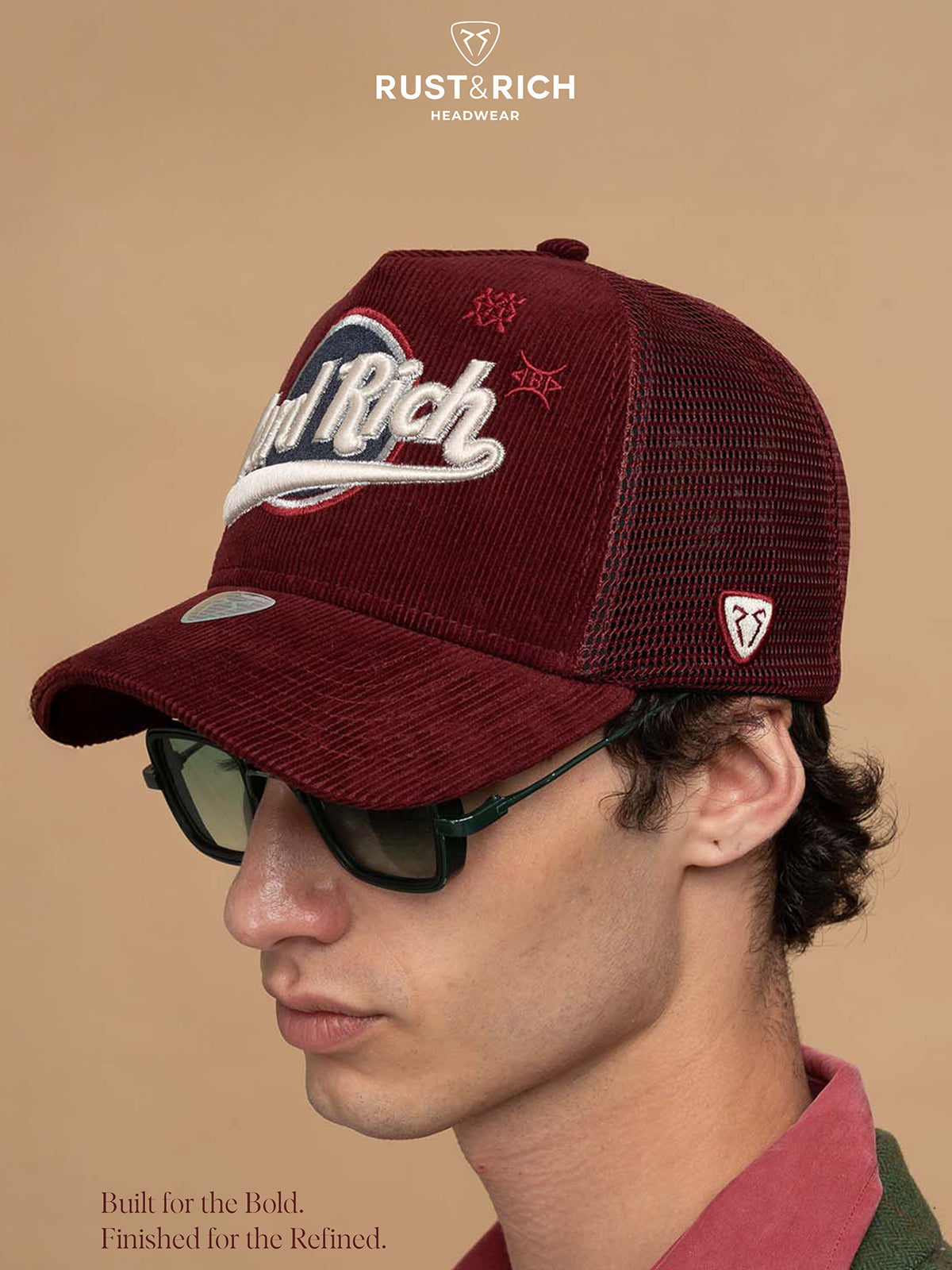 Trucker Hat - Urban Collection - Hard Rich - Bordo