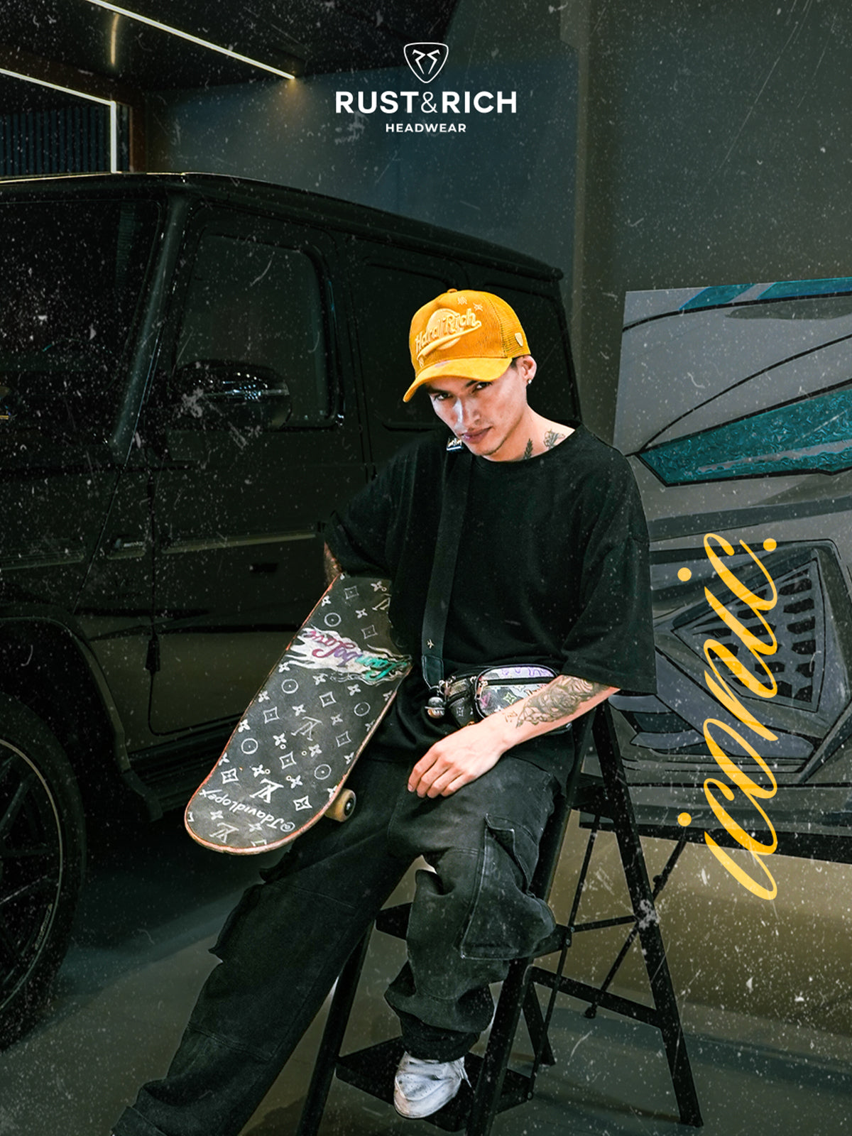 Trucker Hat - Urban Collection - Hard Rich - Sarı