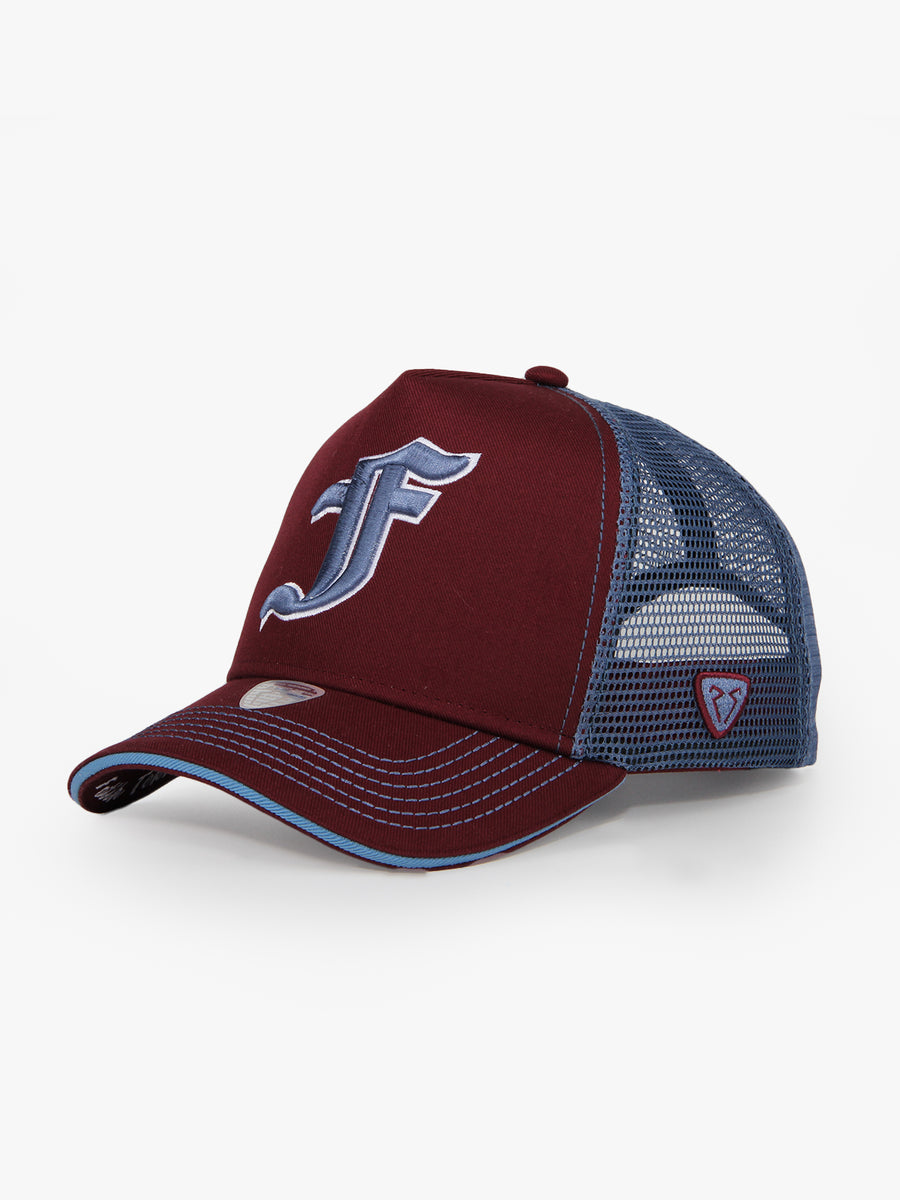 Trucker Hat - Name Collection - Custom Made - Bordo/Mavi