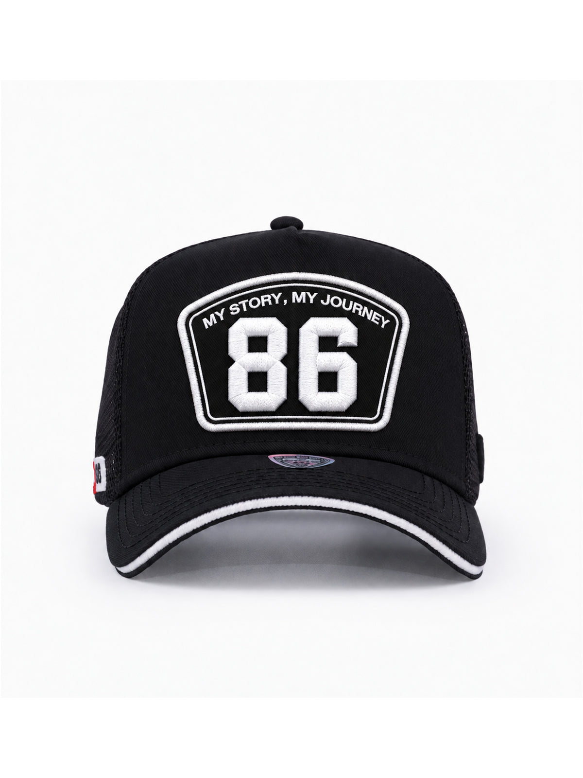 Trucker Hat - Name Collection - Custom Made Two Letters - Ekru/Kahverengi