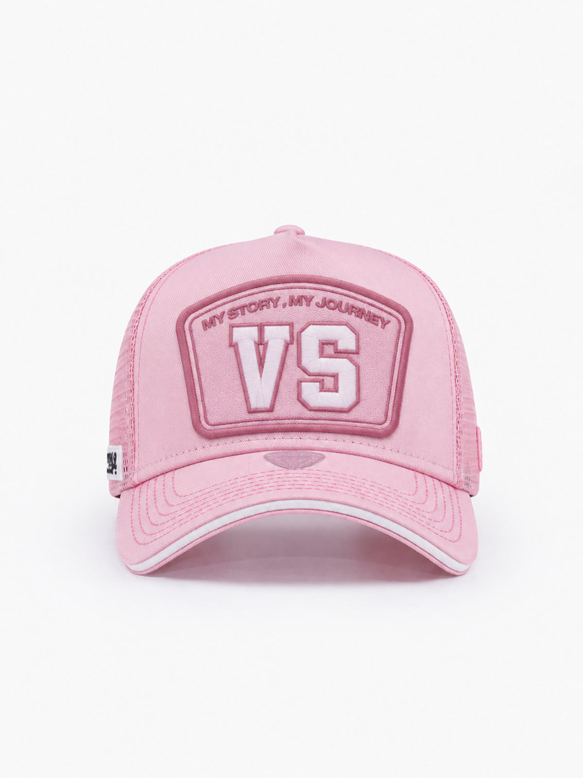 Trucker Hat - Name Collection - Custom Made Two Letters - Ekru/Kahverengi