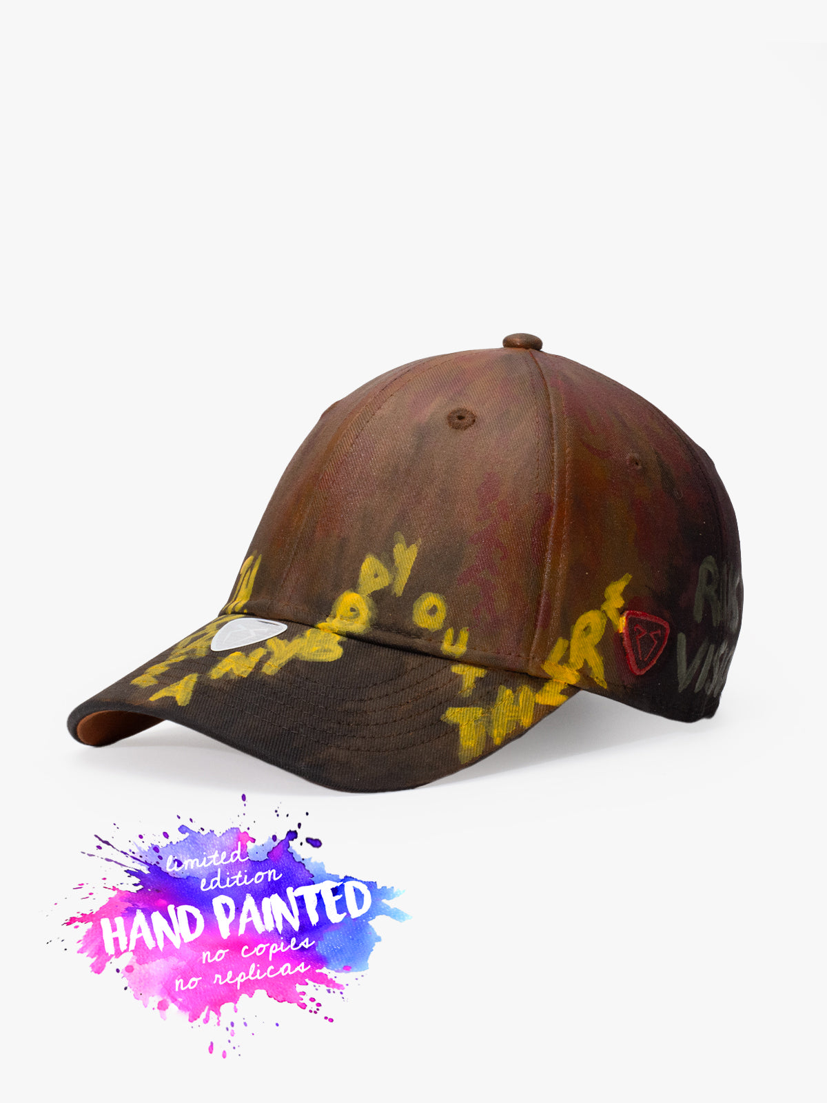 Baseball Cap - Art Collection - Upcycling - Kahverengi