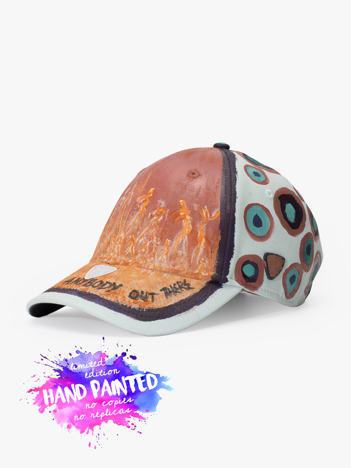 Baseball Cap - Art Collection - Upcycling - Mint Yeşili