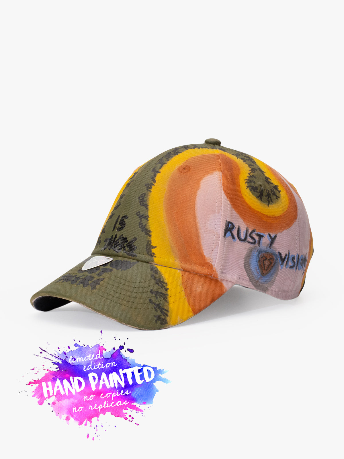 Baseball Cap - Art Collection - Upcycling - Haki