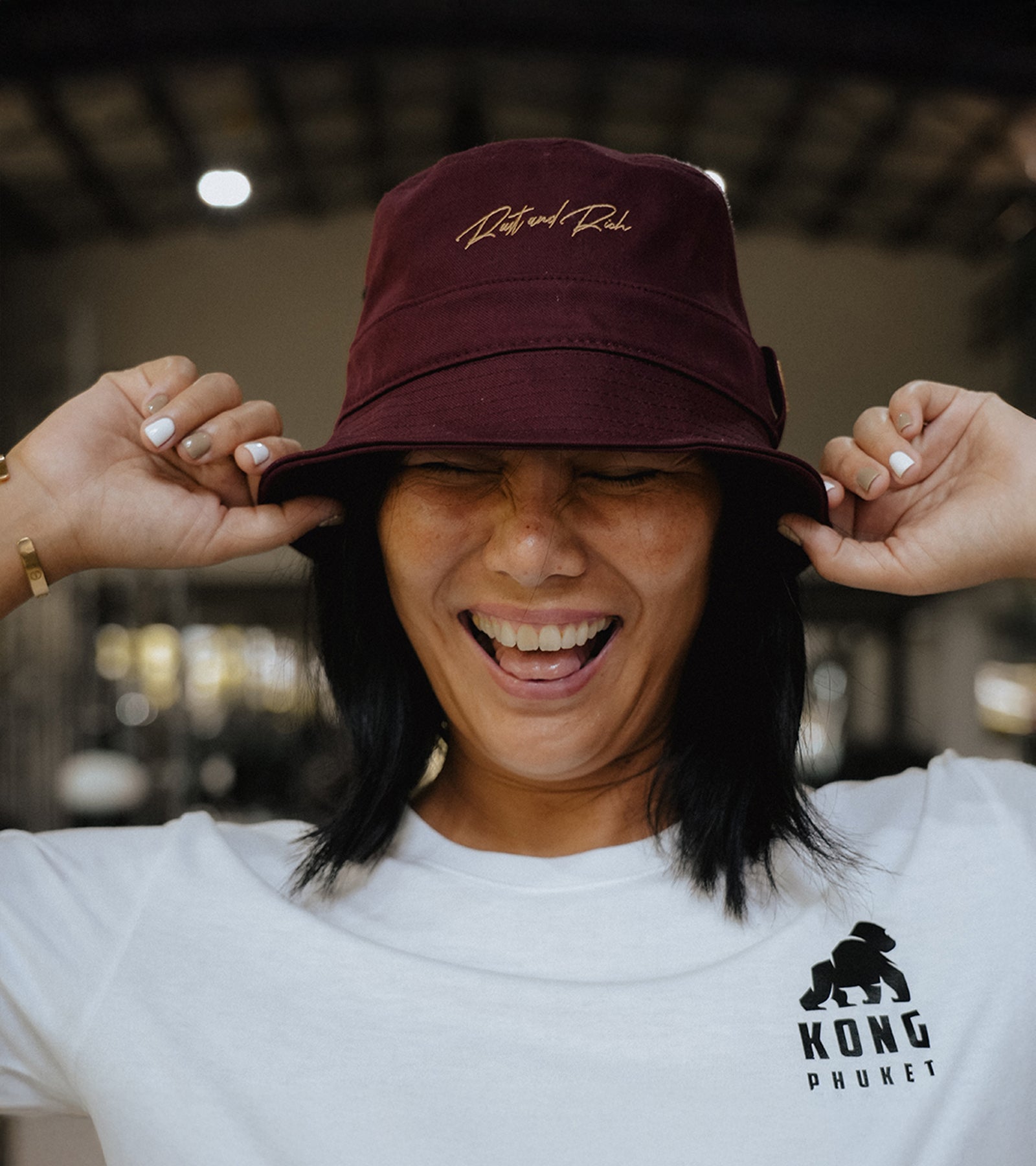 Bucket Hat - Timeless Collection - Basic - Bordo