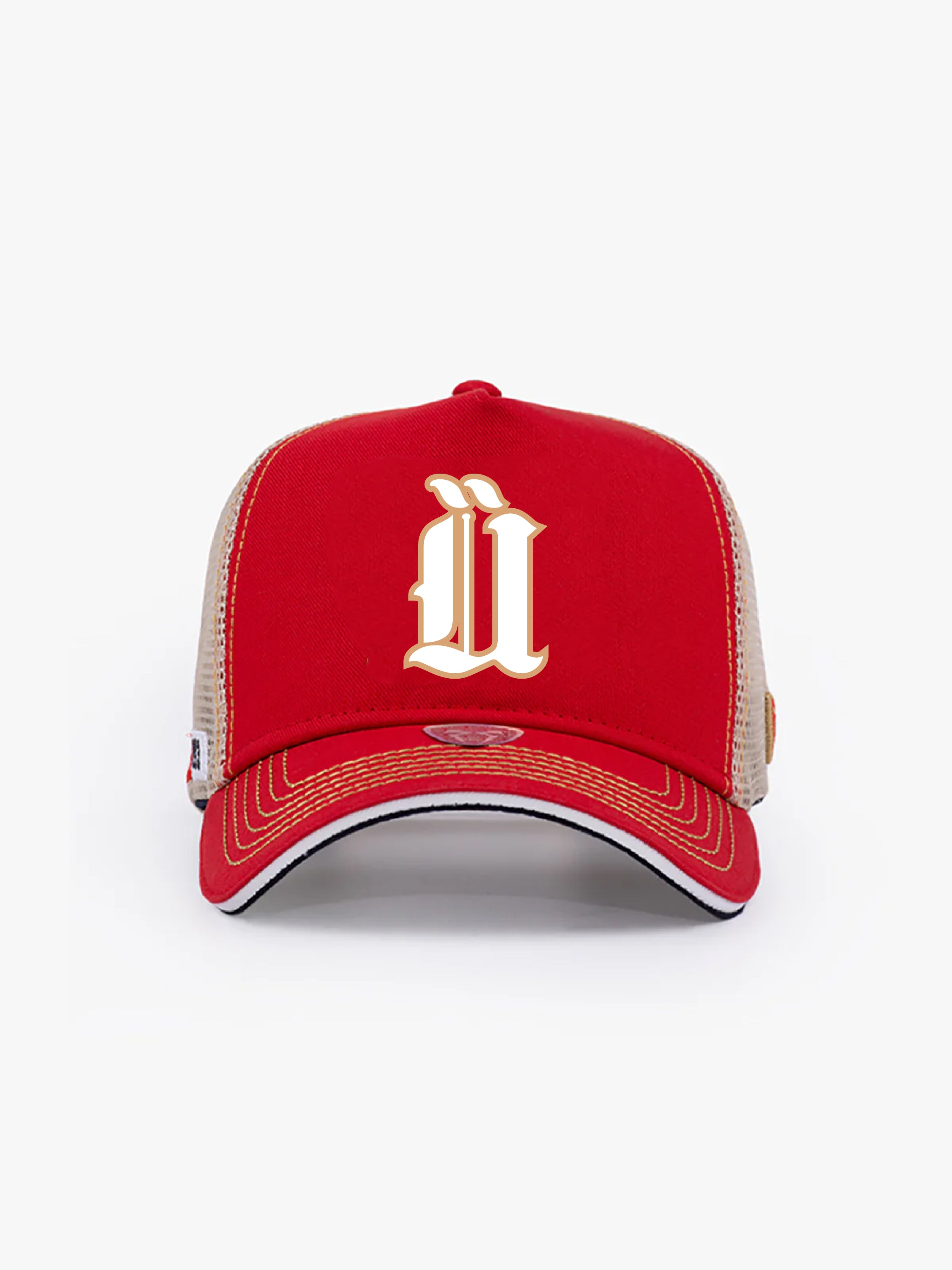 Trucker Hat - Name Collection - Custom Made - Kırmızı