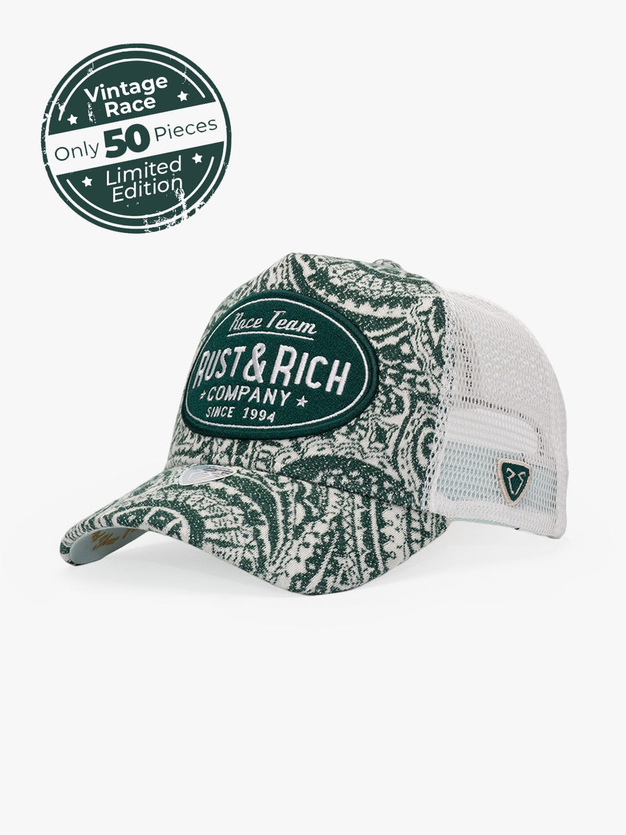 Trucker Hat - Limited Collection - Vintage Race - Yeşil