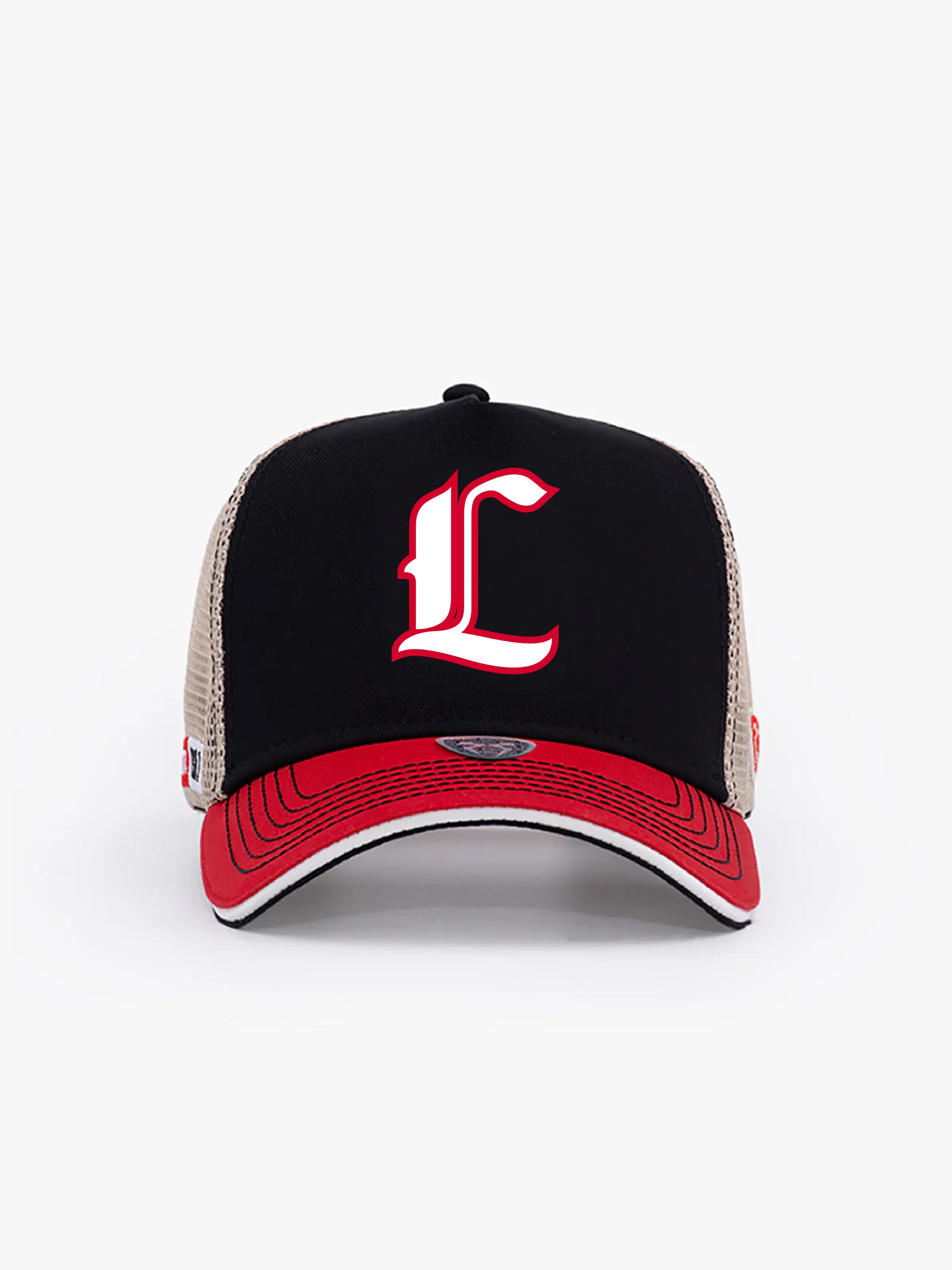 Trucker Hat - Name Collection - Custom Made - Siyah/Kırmızı