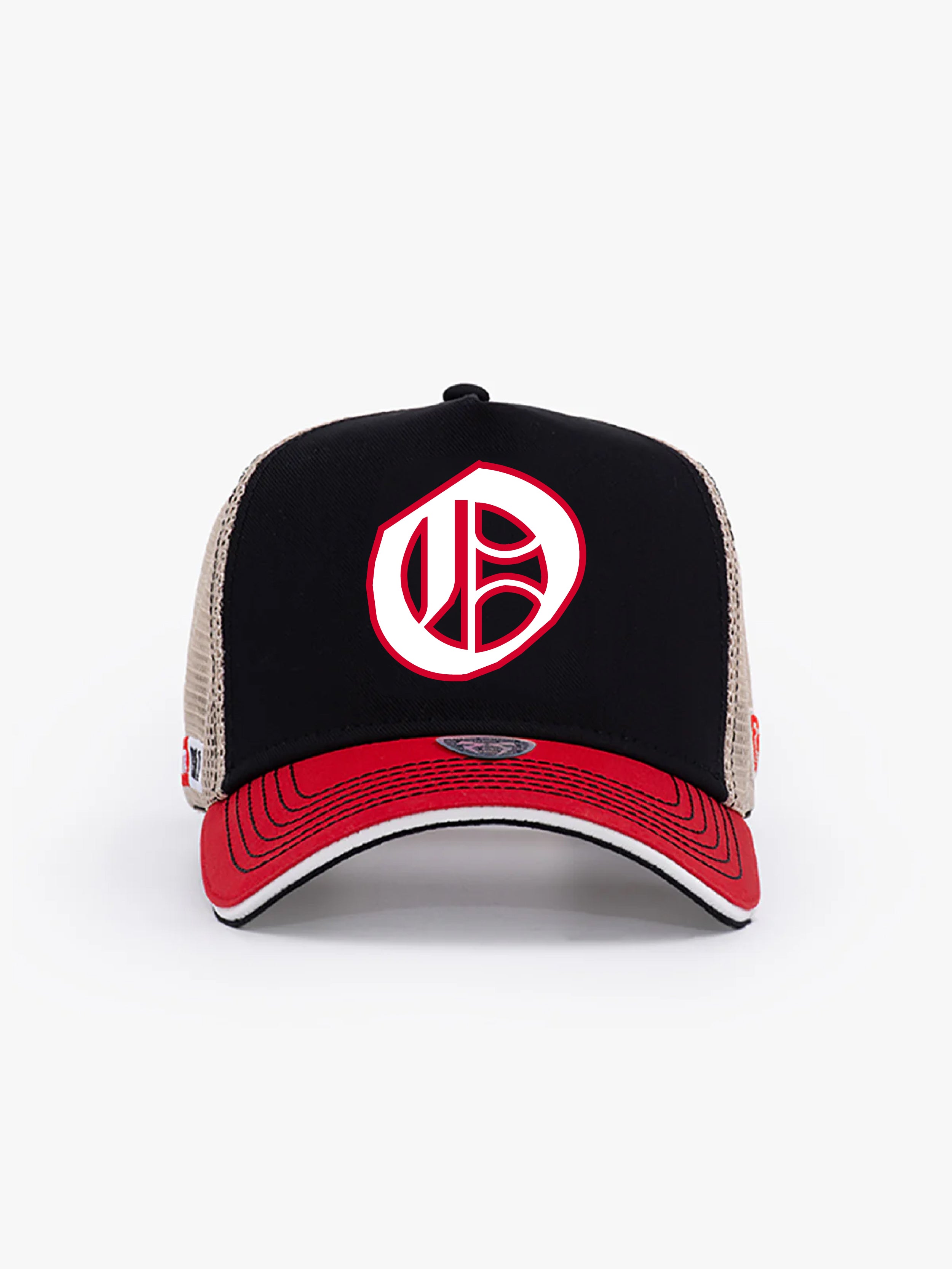 Trucker Hat - Name Collection - Custom Made - Siyah/Kırmızı