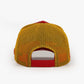 Trucker Hat - Name Collection - Custom Made Two Letters - Sarı/Kırmızı