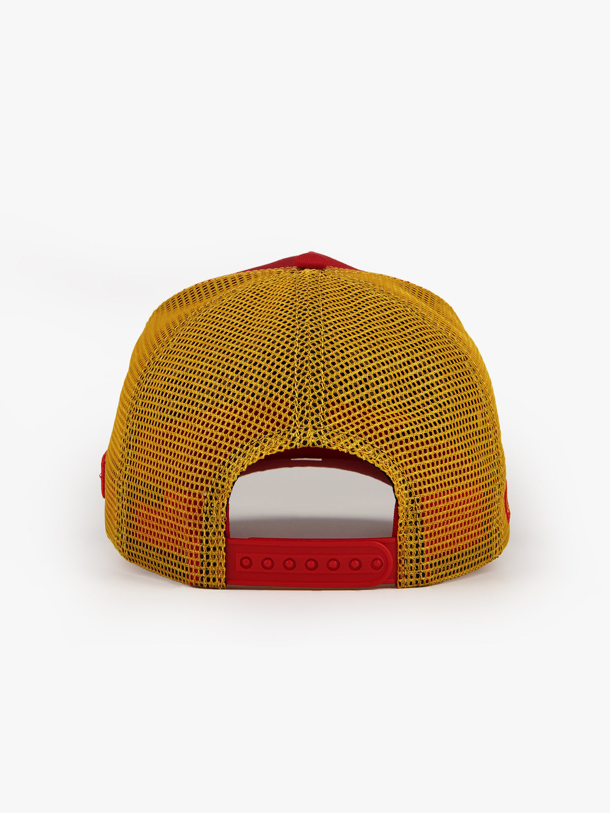 Trucker Hat - Name Collection - Custom Made Two Letters - Sarı/Kırmızı