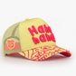 Trucker Hat - Art Collection - Doodle - Fuşya/Sarı