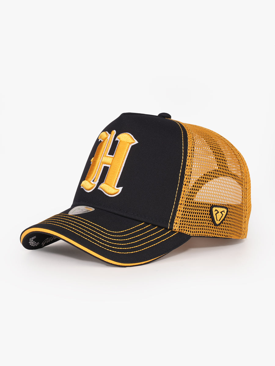 Trucker Hat - Name Collection - Custom Made - Sarı/Lacivert