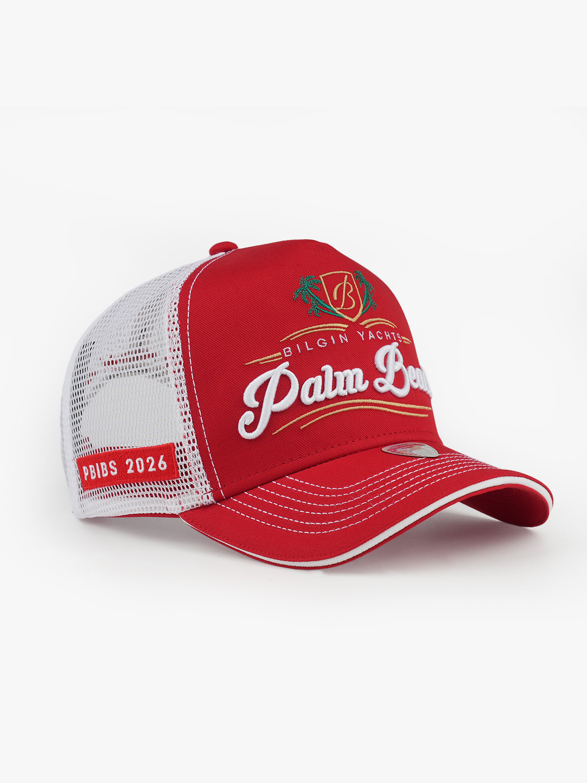 Trucker Hat - City's Collection - Bilgin Palm Beach - Kırmızı