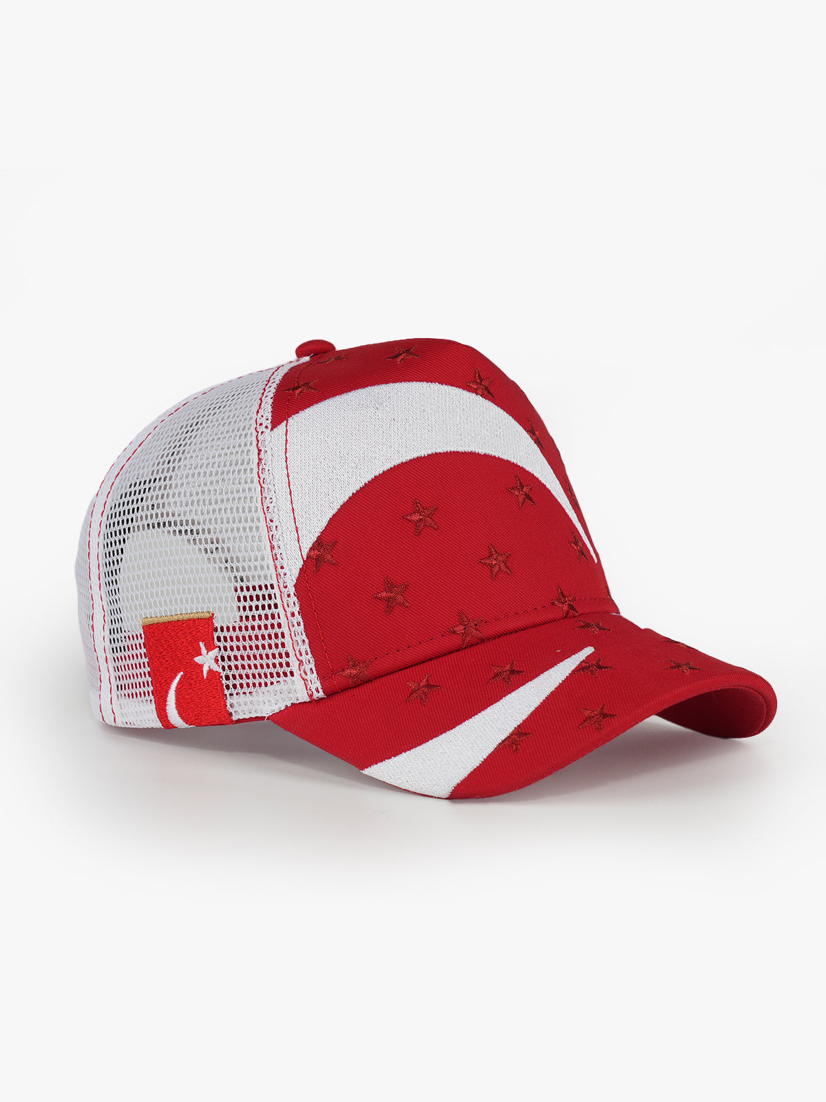 Trucker Hat - Urban Collection - Ay Yıldız - Kırmızı