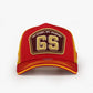 Trucker Hat - Name Collection - Custom Made Two Letters - Sarı/Kırmızı