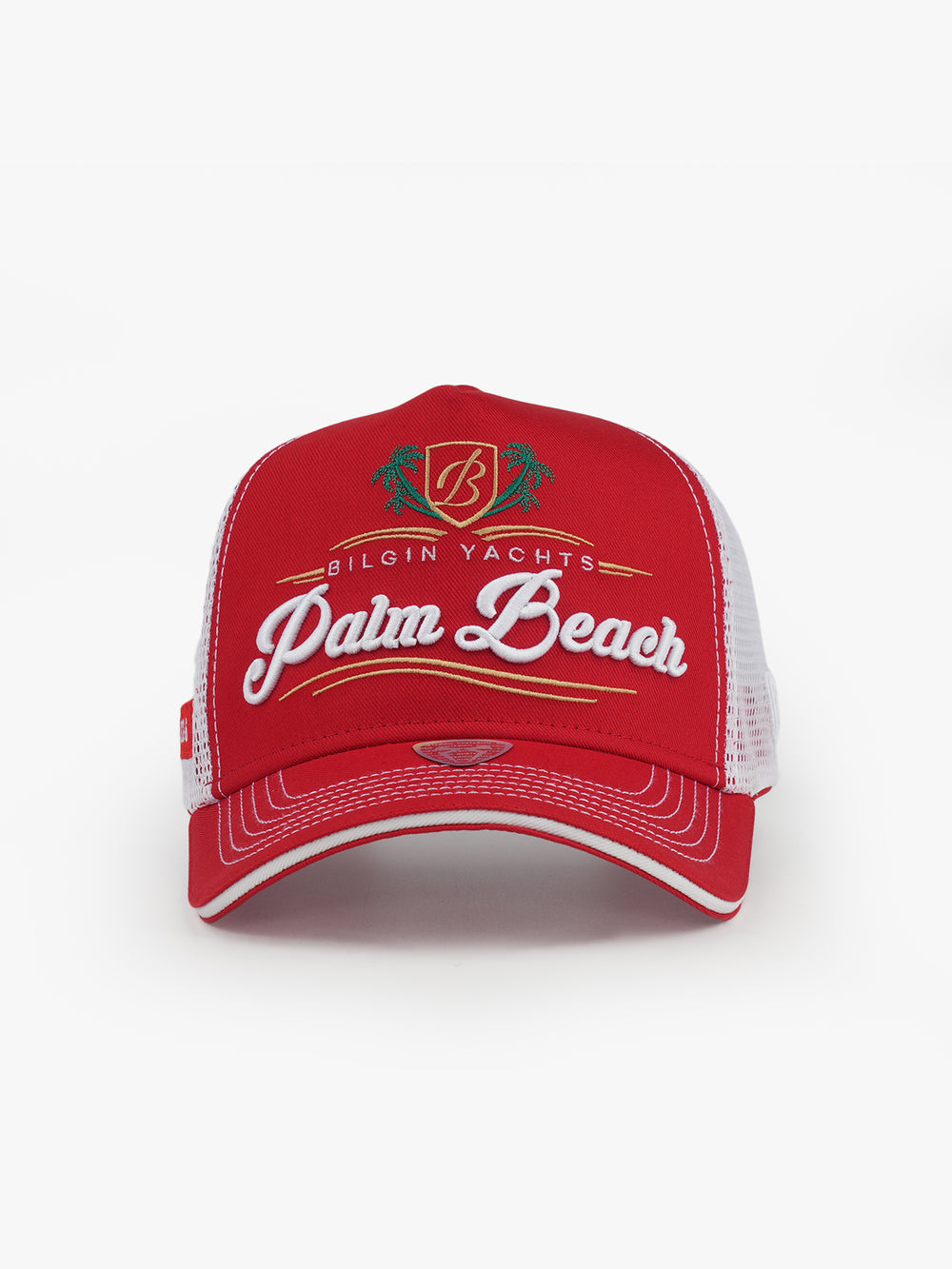 Trucker Hat - City's Collection - Bilgin Yachts Palm Beach - Kırmızı
