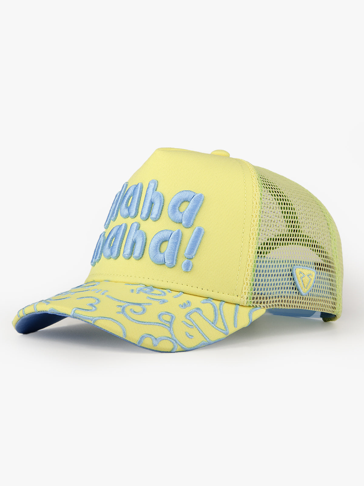 Trucker Hat - Art Collection - Doodle - Mavi/Sarı