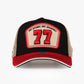 Trucker Hat - Name Collection - Custom Made Two Letters - Siyah/Bej