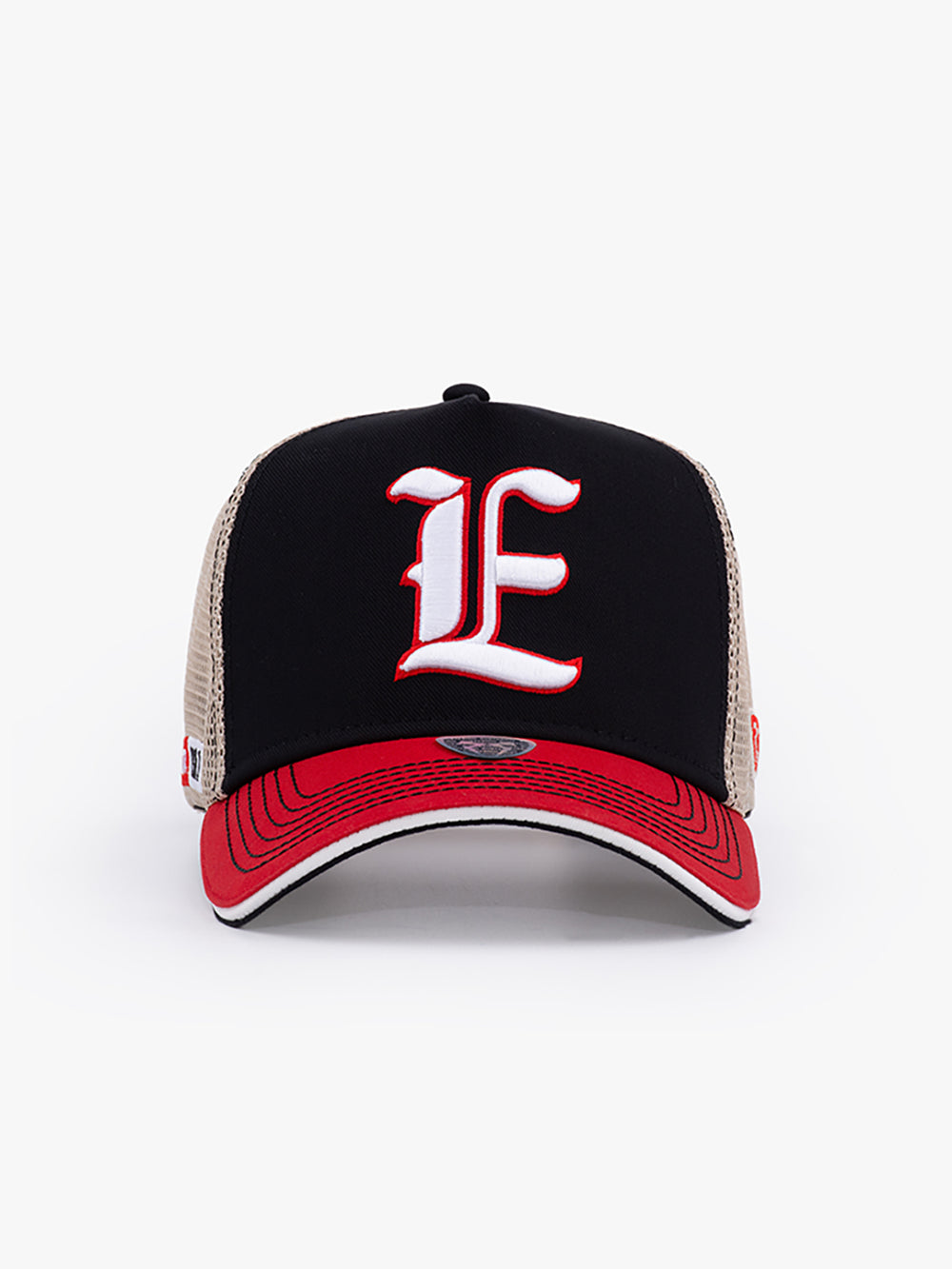 Trucker Hat - Name Collection - Custom Made - Siyah/Kırmızı