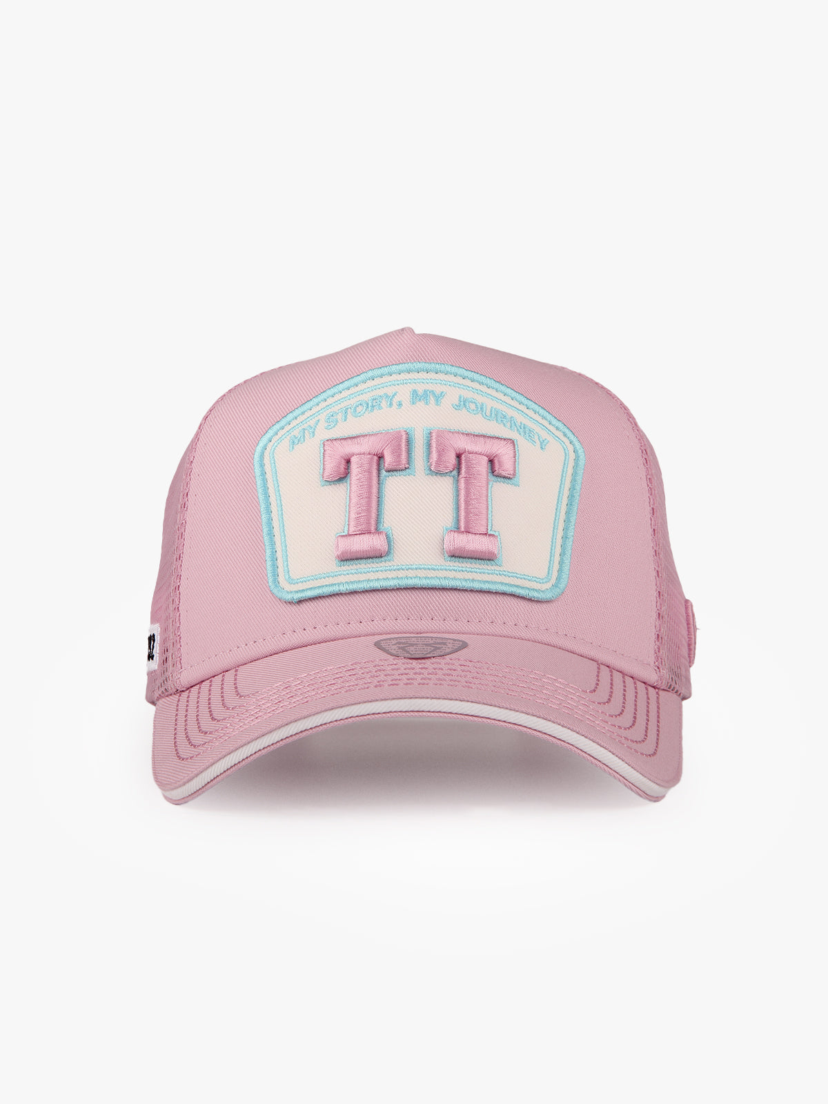 Trucker Hat - Name Collection - Custom Made Two Letters - Pembe