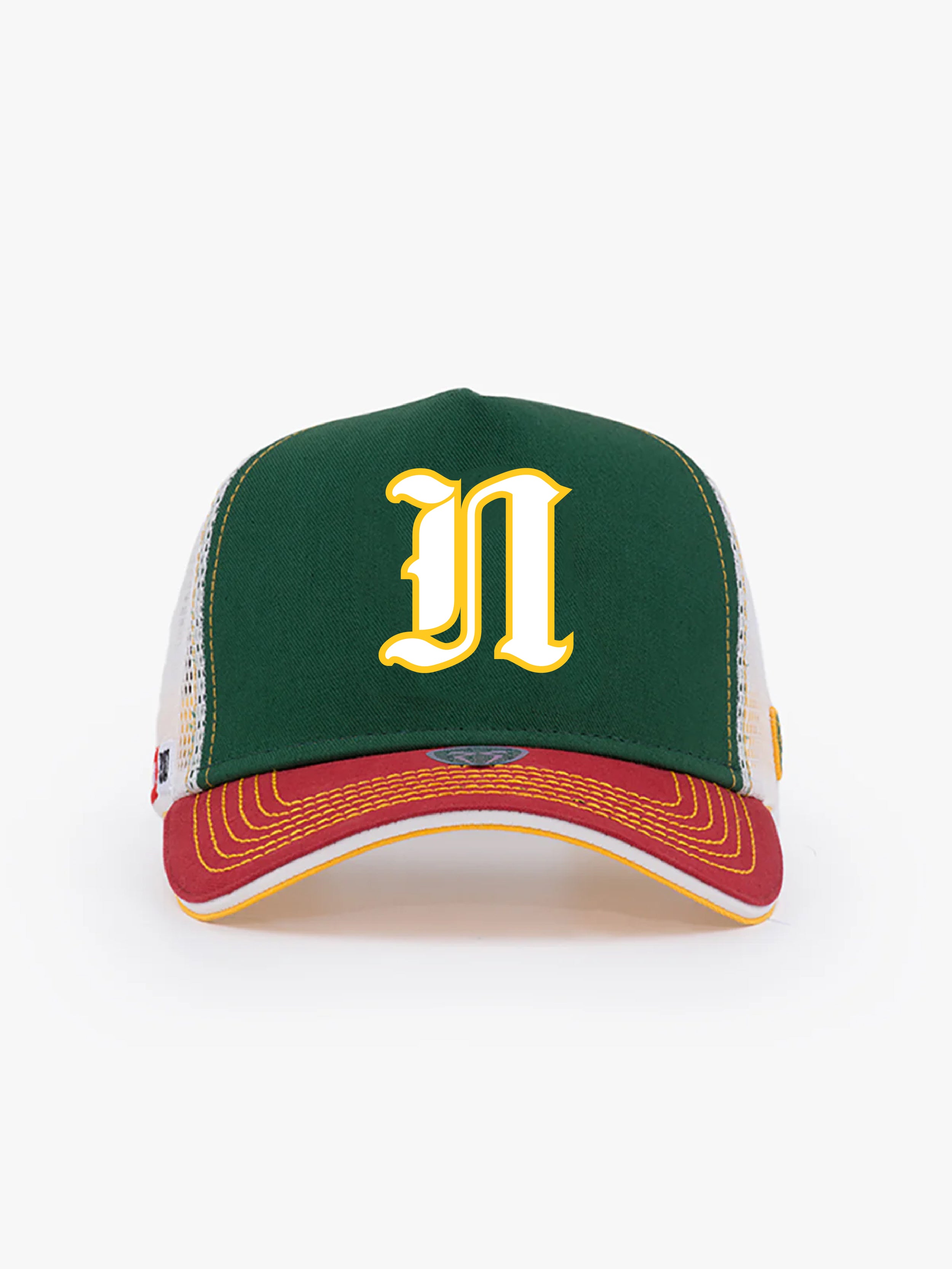 Trucker Hat - Name Collection - Custom Made - Yeşil