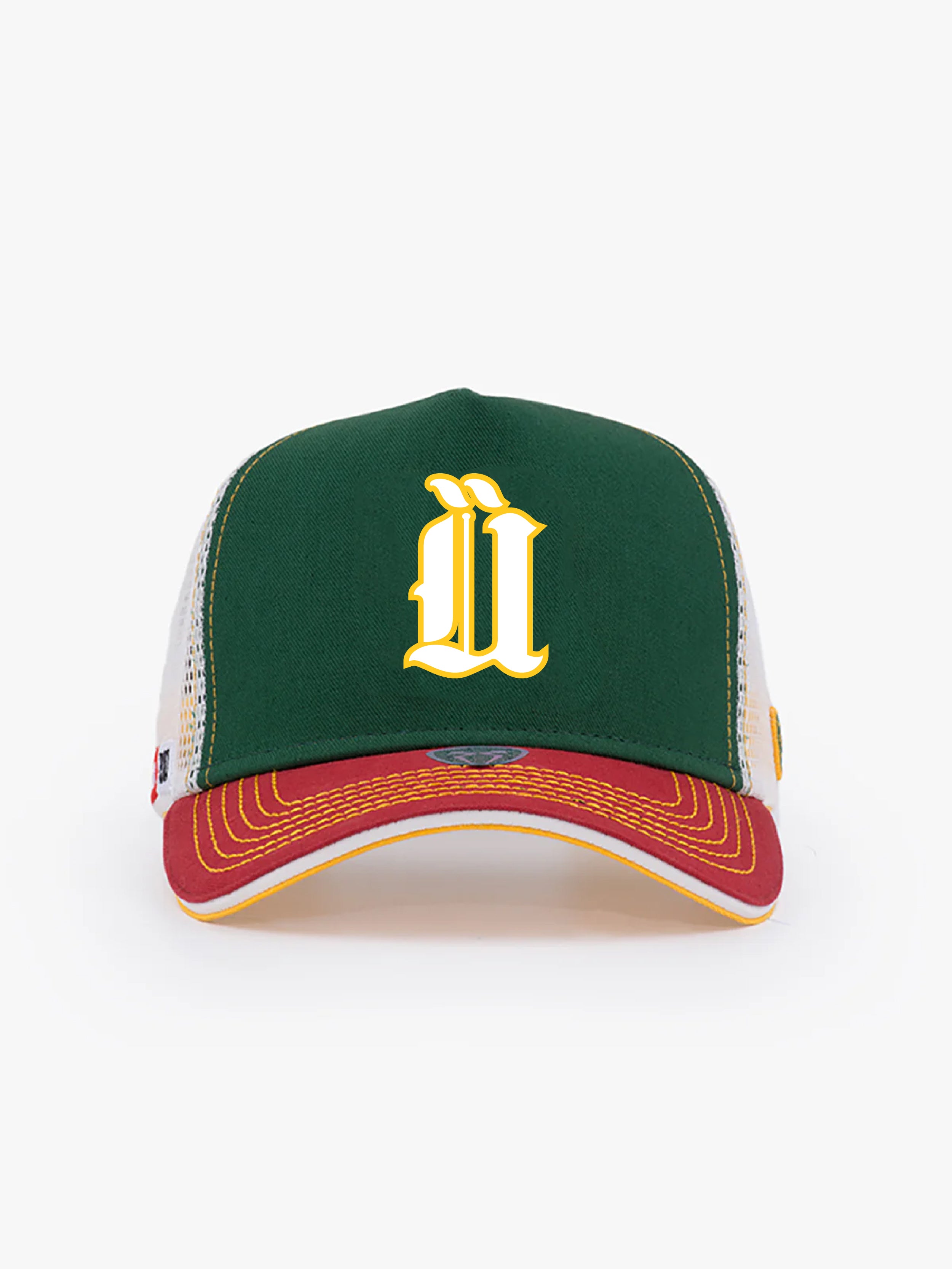 Trucker Hat - Name Collection - Custom Made - Yeşil